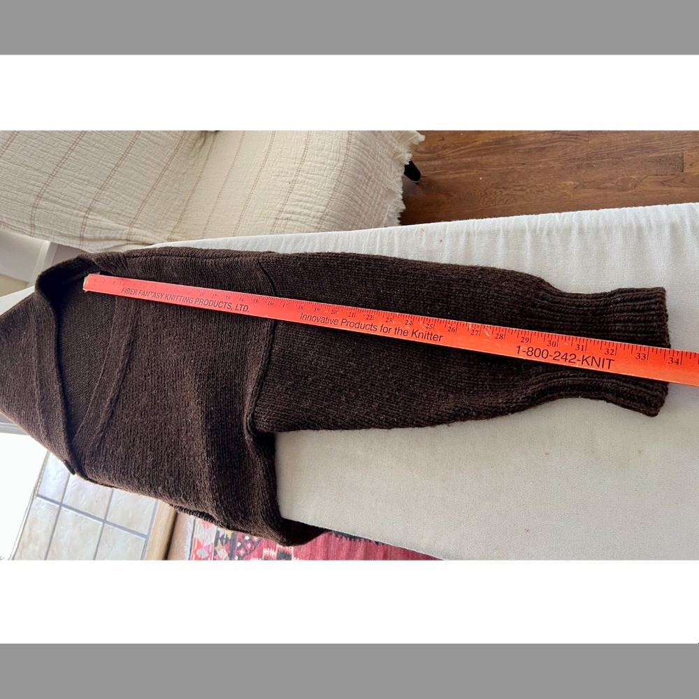 Babaa Dark Brown Women's Cardigan - Picture 12 of 12